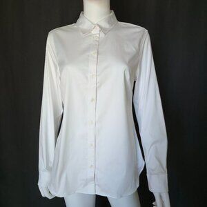 NWT BANANA REPUBLIC Tailored Fit White Long Sleeve Button-Down Shirt